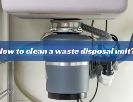 How to clean a waste disposal unit,